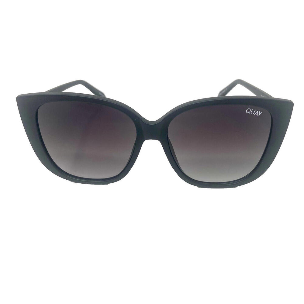 Quay Australia Ever After Oversized Square Sunglasses Black Smoke